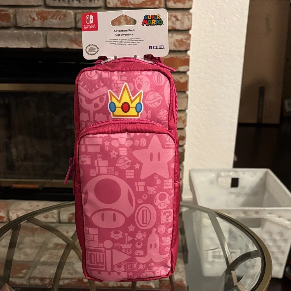 Nintendo Pink Adventure Pack with Crown Emblem for Nintendo Switch